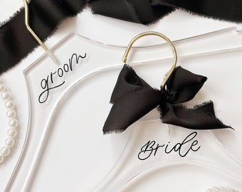 Bride hanger for wedding dress groom hanger custom bridal hanger for bride dress hanger bridesmaids hangers wedding gown hanger acrylic mrs