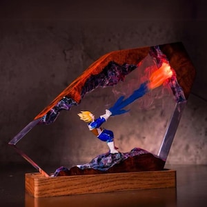 Power Blast Anime Resin Lamp