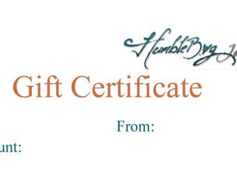 Humblebug Gift Certificate