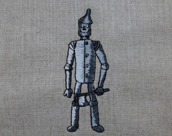 Tin man wizard of Oz embroidery design with or without text, Wizard of Oz embroidery file, digital download in the hoop