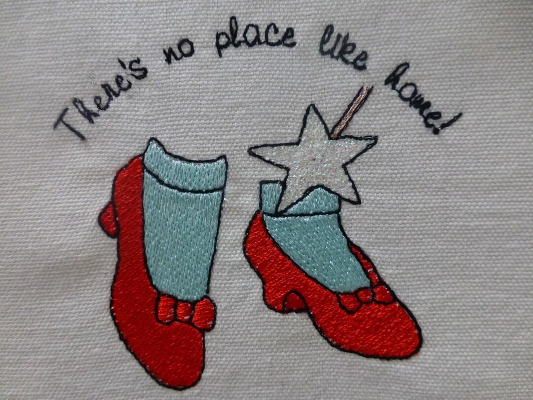 Ruby Red Slippers, Machine Embroidery Design,wizard of OZ, Dorothy's ...