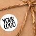 YOUR LOGO 108 Stickers - 0.75" x 0.75" Circles 108 Per Sheet - Small 3/4" Custom Company Sticker Set Packaging Stationery Maker Round Labels