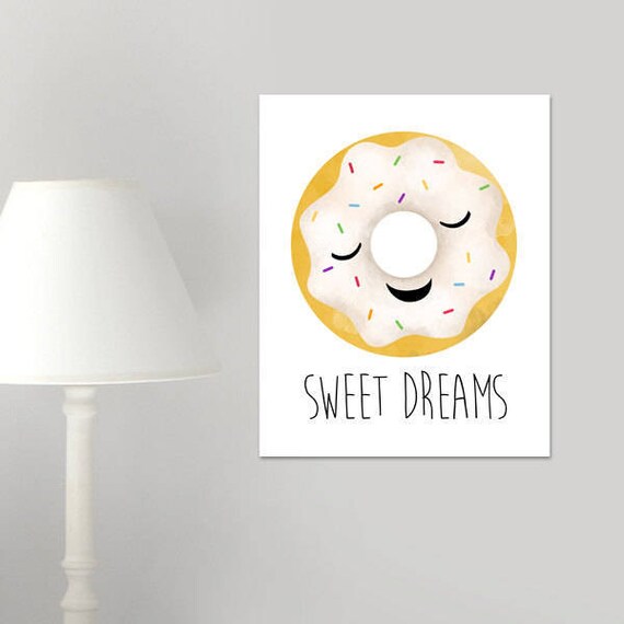 Sweet Dreams Digital 8x10 Printable Poster Funny Saying Etsy