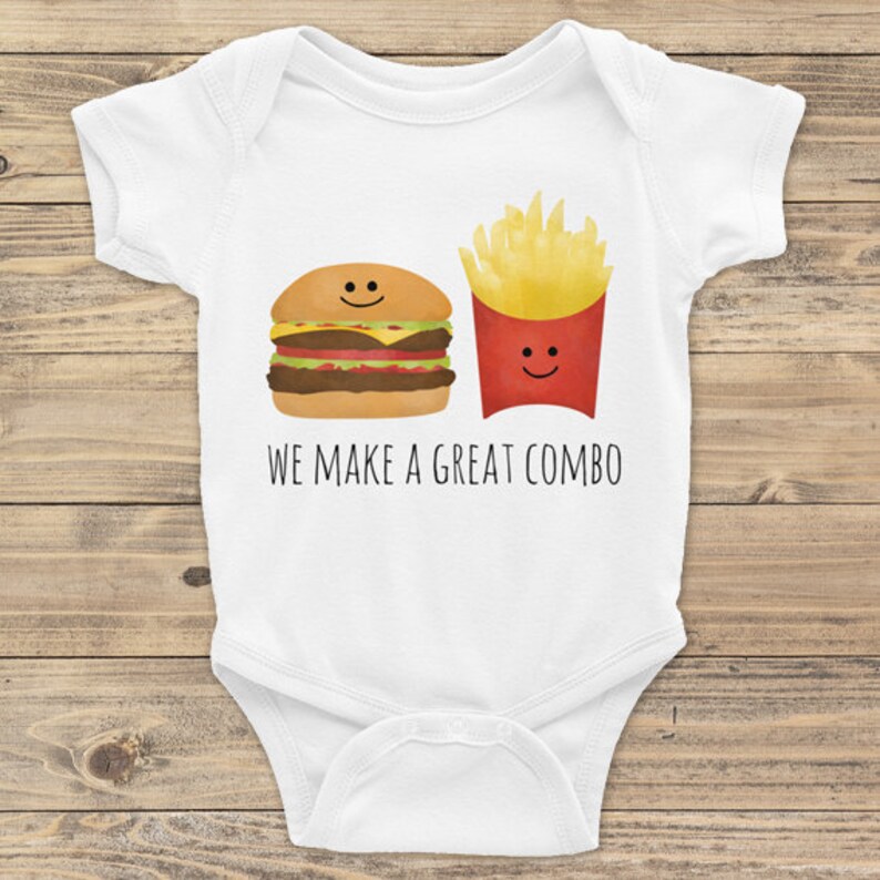 Funny Baby Infant Bodysuit We Make A Great Combo Baby Etsy
