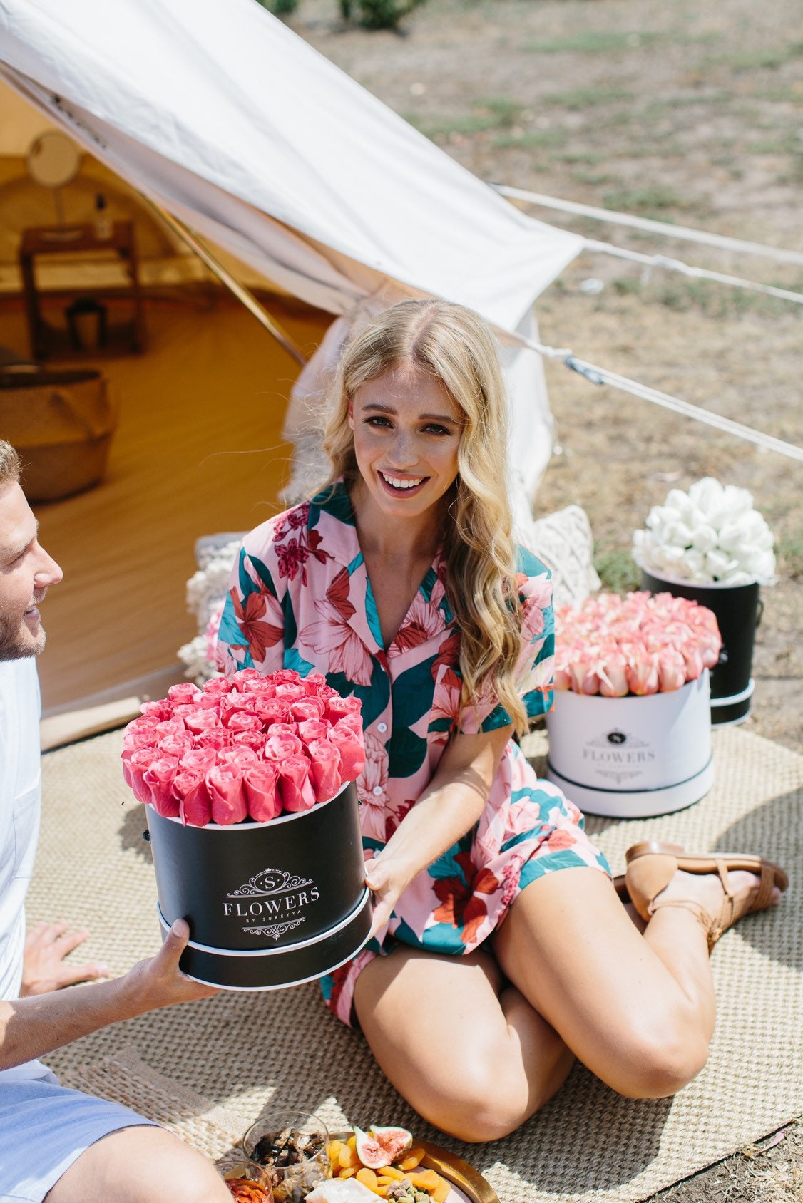 FLORAL Bride Pajama Set WEDDING Day Pajamas PINK Bridal Etsy