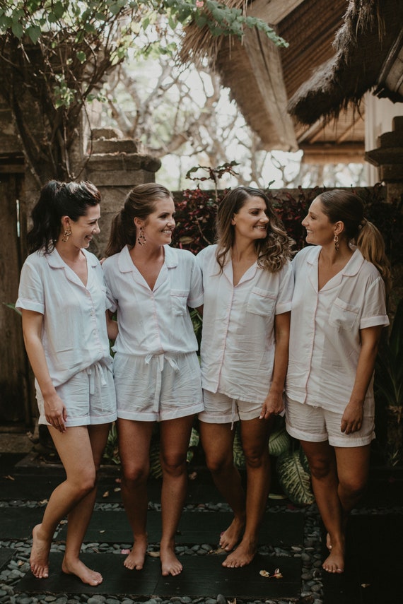 bridesmaid getting ready romper