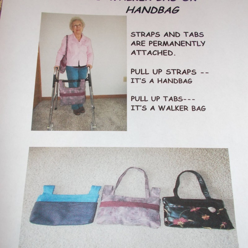 Walker Bag Pattern Etsy