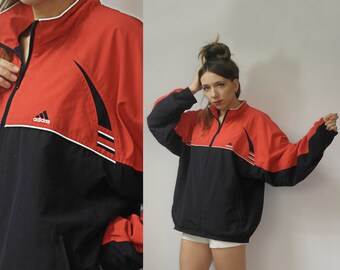 adidas retro windbreaker