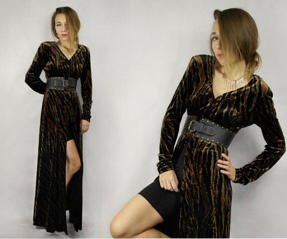 Vintage velvet jacket / Vintage Velvet dress / T