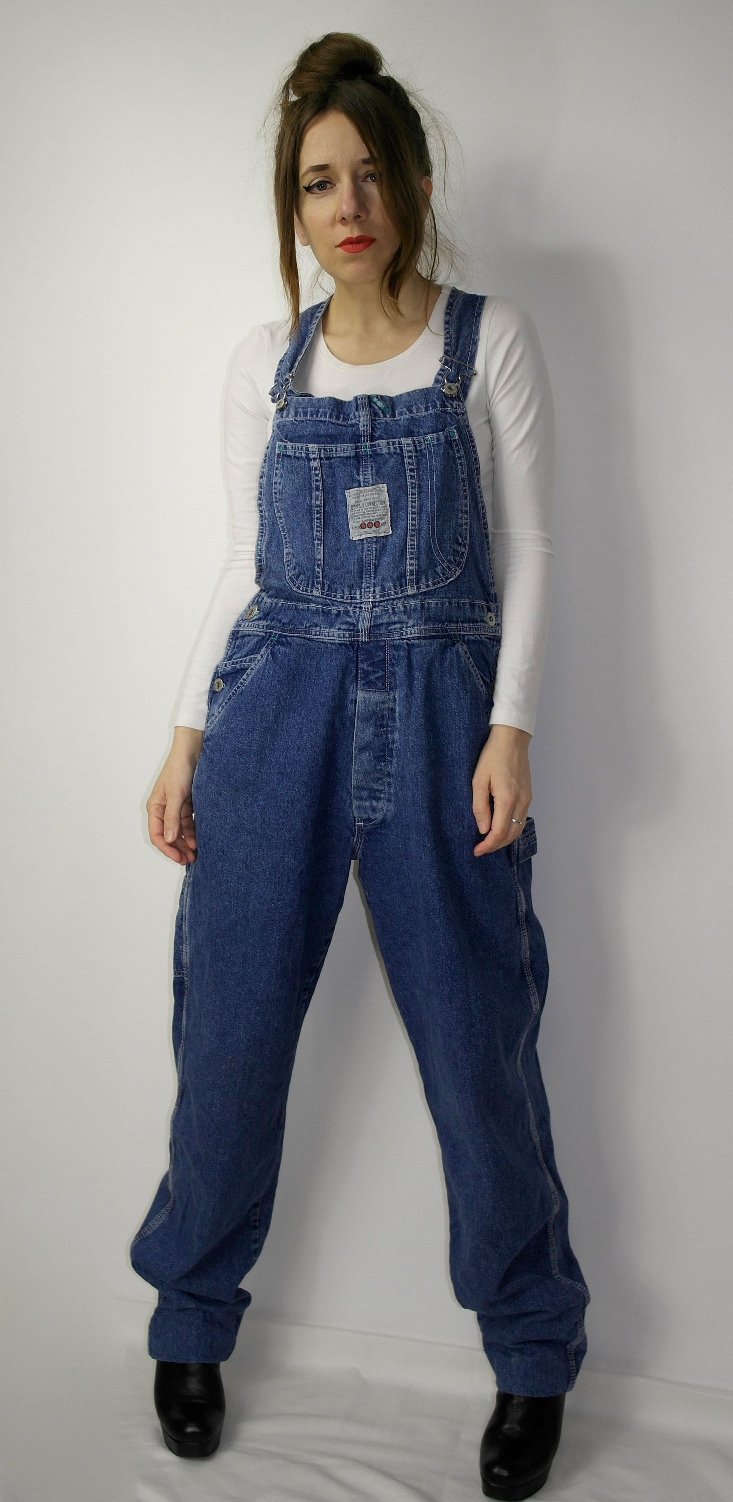 Pantalon Orange Homme Salopette En Jean Pour Homme Style Rétro