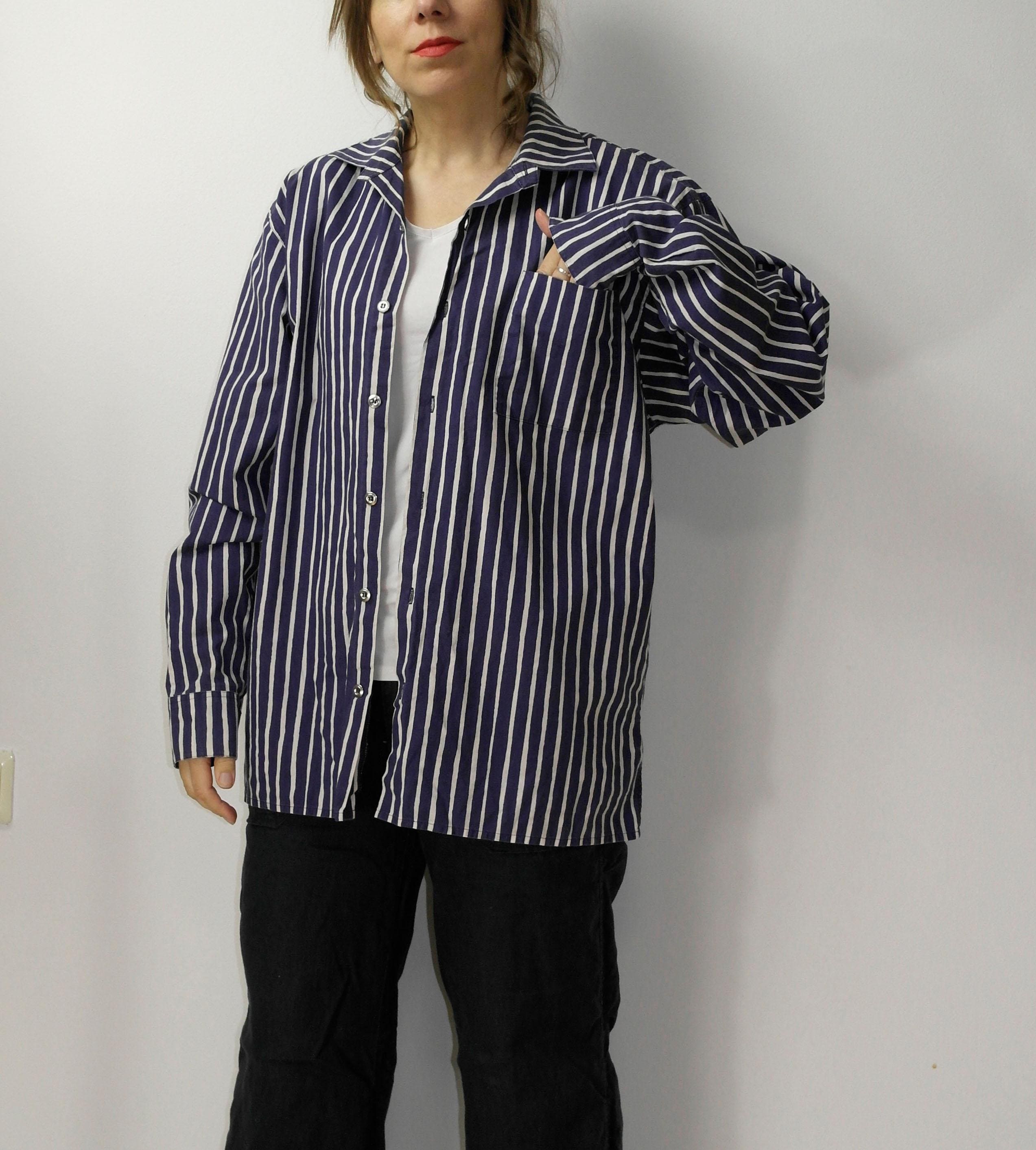 Vintage Marimekko Button Down Shirt / Marimekko Jokapoika Shirt