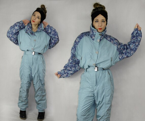 Vintage One Piece Skiing Suit / Maier ski suit / B