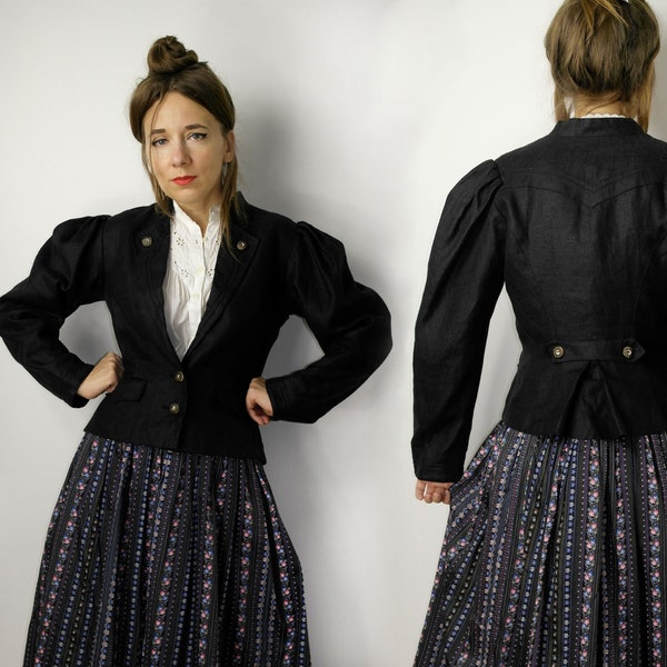 Vintage Oktoberfest Jacke Heller Tracht made in Austria / Österreichischer Tiroler Blazer / Dirndljacke / Österreichischer Alpen Blazer