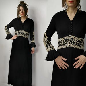 green emerald velvet dress KORRA Dress in Black Tribal main image 0