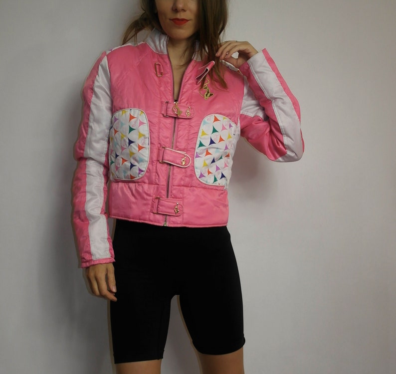 90s baby Phat jacket Pink Color Block Baby Phat jacket Light weight jacket size M