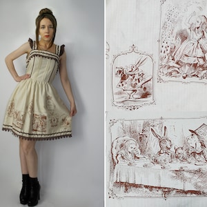 Alice in Wonderland-jurk / Krad Lanrete-jurk / Klassieke Lolita-jurk / Lolita JSK-jurk