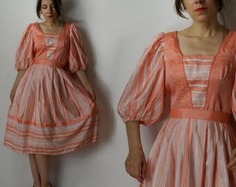 robe trachten vintage Chiemseer Dirndl & Tracht / robe Dirndl avec la ceinture / robe folk taille 44 / robe allemande autrichienne robe Octoberfest