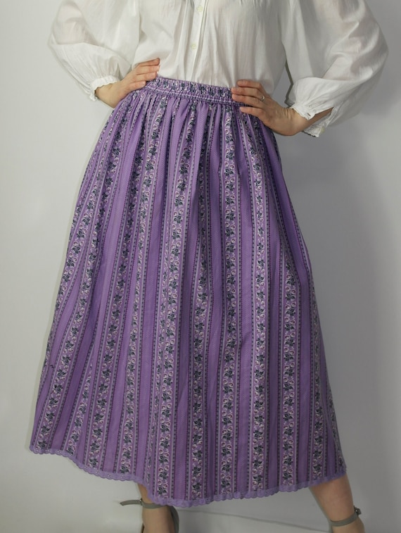 Trachten skirt / Floral octroberfest skirt / Mid … - image 5