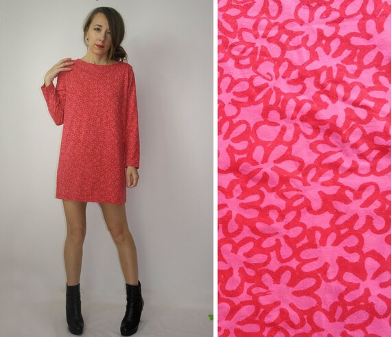 Marimekko top / Flowers Marimekko cotton tunic / M