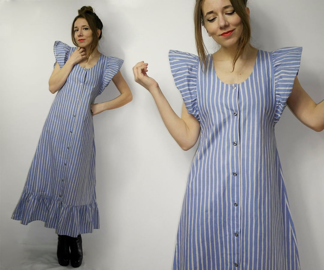 マリメッコ marimekko チェック 長袖 ストライプ ピッコロ ブラウン せく