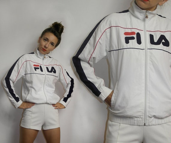 Vintage Fila windbreaker / Color block Fila windbr