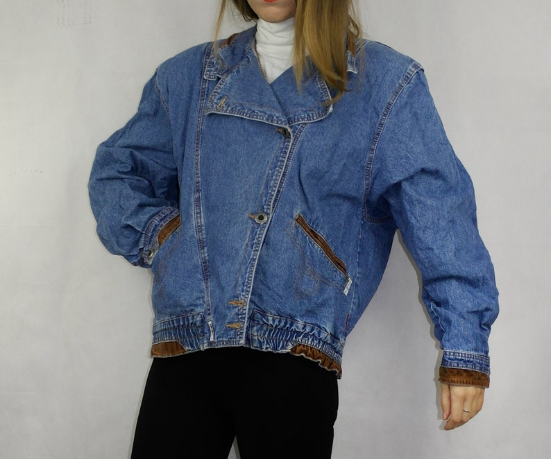 weathered blues denim jacket