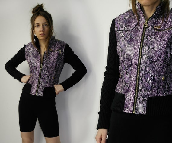 Coogi Y2K snake print jacket / 00s COOGI Women's … - image 1