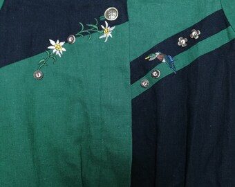 Vintage Trachten H. MOSER Dress Mode Aus Salzburg/made in