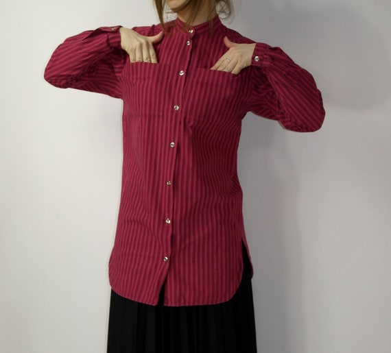 Vintage Marimekko button down shirt / Marimekko J… - image 3