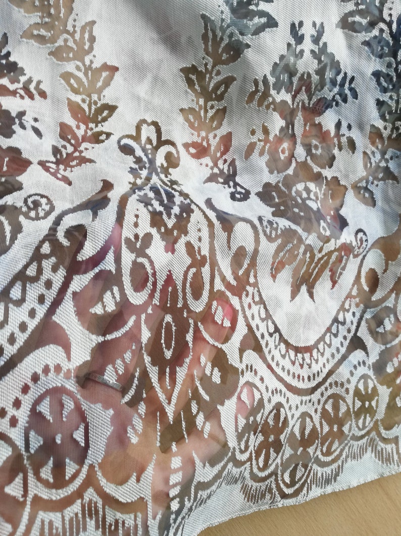 Maxi modest dress Floral turkish dress White maxi dress with floral pattern