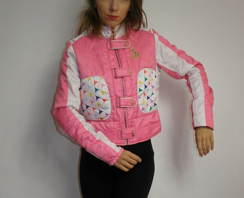 90s baby Phat jacket Pink Color Block Baby Phat jacket Light weight jacket size M
