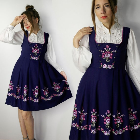 ヴィンテージ オーストリア ディアンドル 民族衣装 フォークダンス