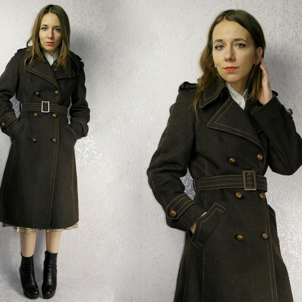 Wool Coat - Etsy