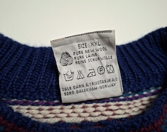 Norwegian Vintage Dale of Norway 1994 Lillehammer Olympics Wool