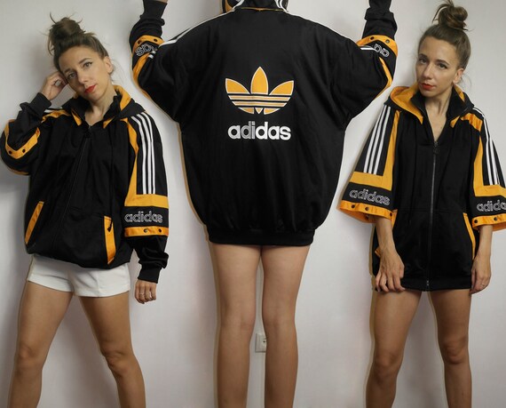 Vintage Adidas tracksuit top / Color block Adidas