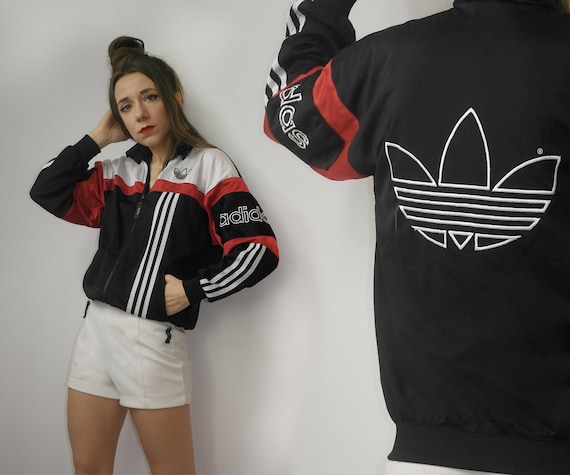 Vintage Adidas windbreaker track jacket / Adidas t