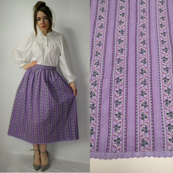 Trachten skirt / Floral octroberfest skirt / Mid … - image 1