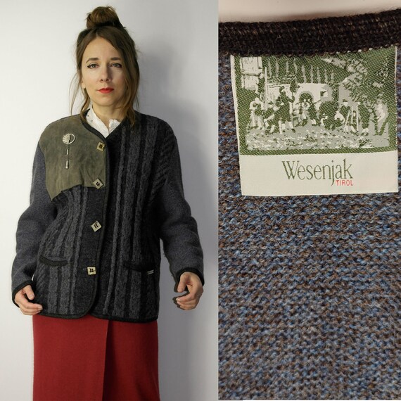 Trachten Sweater Jacket / Wesenjak Austrian Vintage Tyrol Trachten Sweater Jacket / Wesenjak Austrian Vintage Tyrol