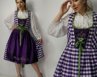 ABITO TRACHTEN con grembiule / Abito Dirndl / Abito bavarese / Abito austriaco-tedesco / Abito alpino / Abito Oktoberfest