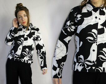 MARIMEKKO ストライプシャツ 長袖 コットンシャツ バイオレット