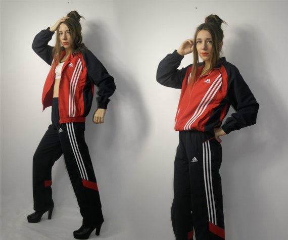 Vintage Adidas windbreaker jacket suit / Adidas ja