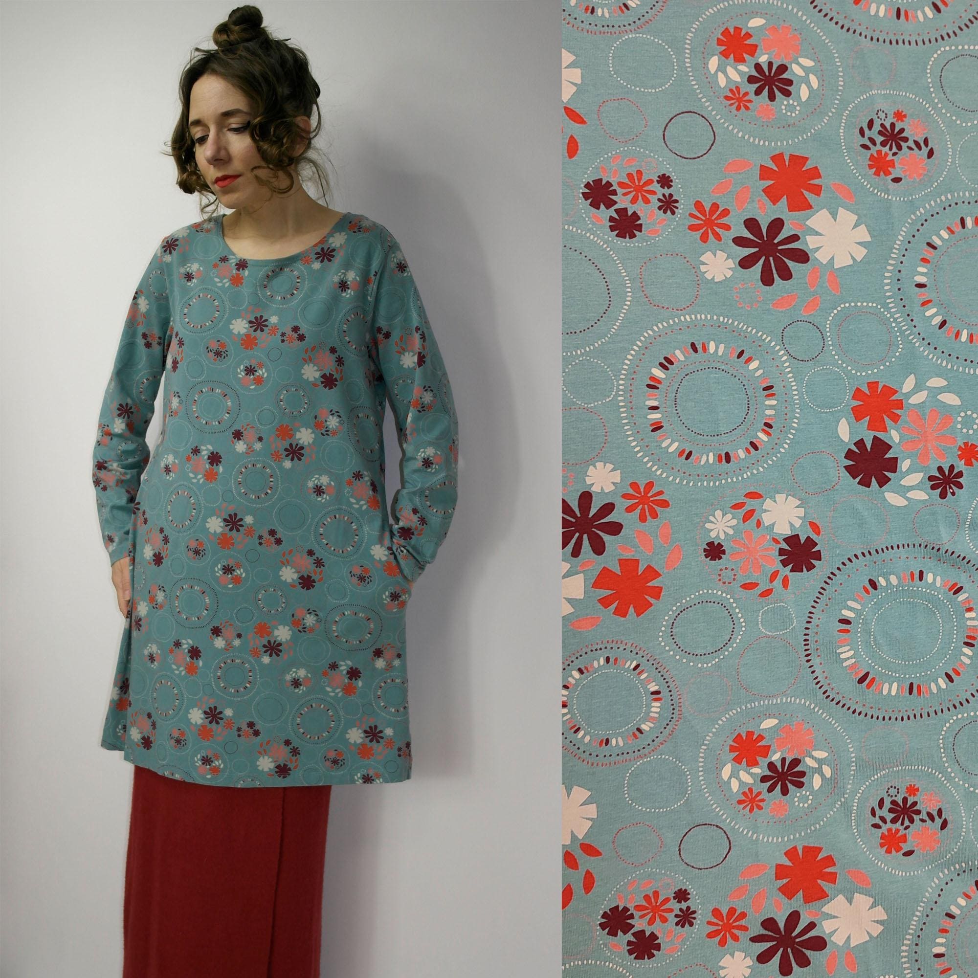 Tunique Femme Gudrun Sjoden 100% Lin - Rose/marron à Pois - Taille S/M - Parfait état