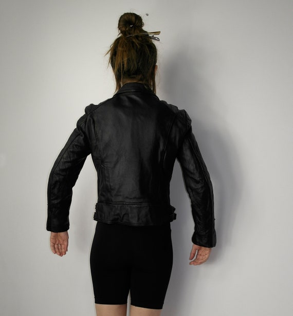 Vintage Harro Germany leather jacket jacket / Rea… - image 8