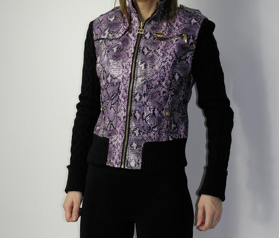Coogi Y2K snake print jacket / 00s COOGI Women's … - image 5