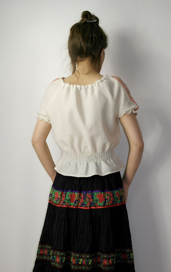 Vintage ORA hand woven top / hand woven by blind … - image 6