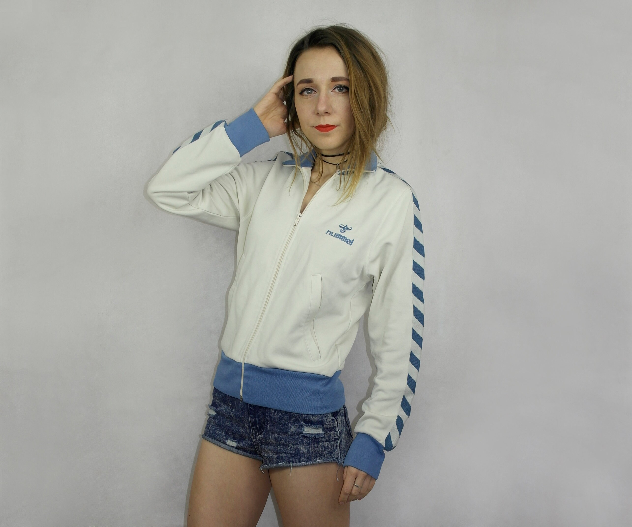 hummel tracksuit top