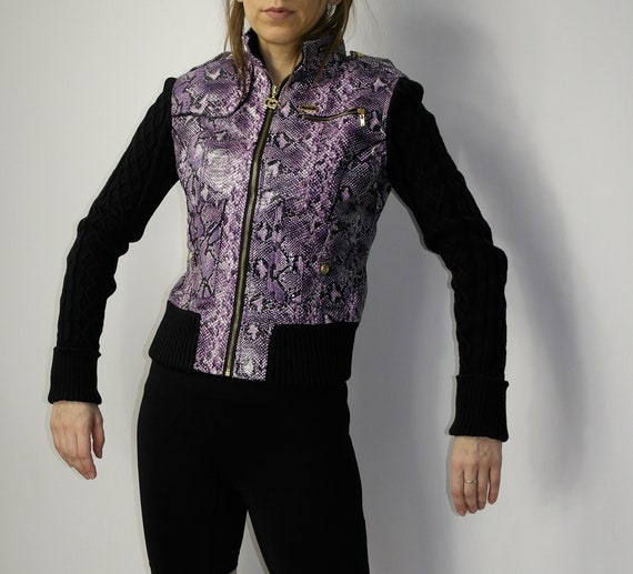 Coogi Y2K snake print jacket / 00s COOGI Women's … - image 7