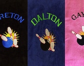 Personalized Bowling, Bowling Towel, Embroidered Sports Towel, Bowling Team-Gift Men Women 16 x 26