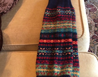 Nuevo diseño de calentadores de piernas bohemios tejidos a máquina