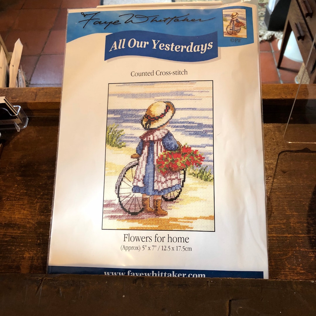 Counted Cross Stich Aida & Cotton Thread Kits Etsy